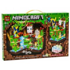 Minecraft Colorful Lights Construction Set “Forest Cave”, 330 pcs